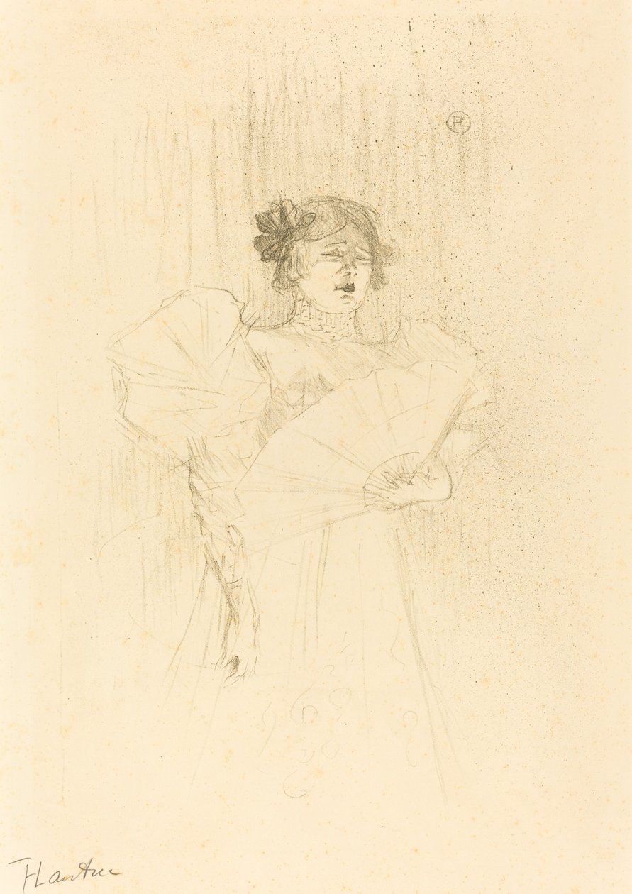 Luce Myres Full Face od Henri de Toulouse Lautrec