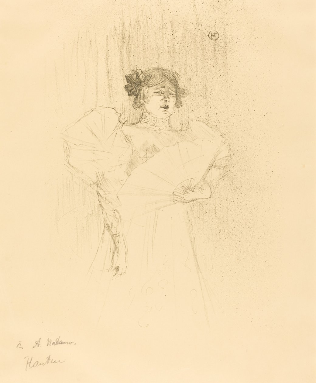 Luce Myres Full Face Luce Myrès, plná tvář, 1895. od Henri de Toulouse Lautrec