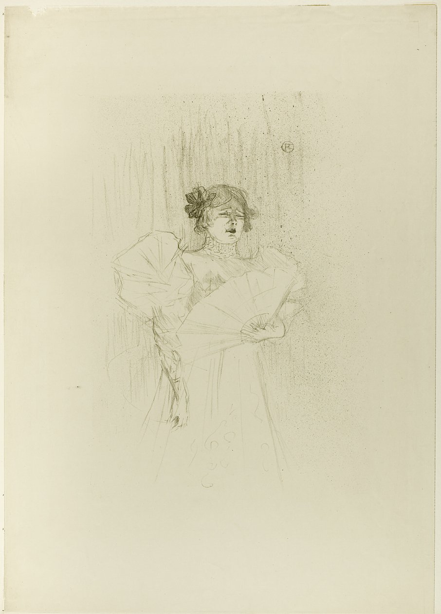 Luce Myres, pohled zepředu od Henri de Toulouse Lautrec