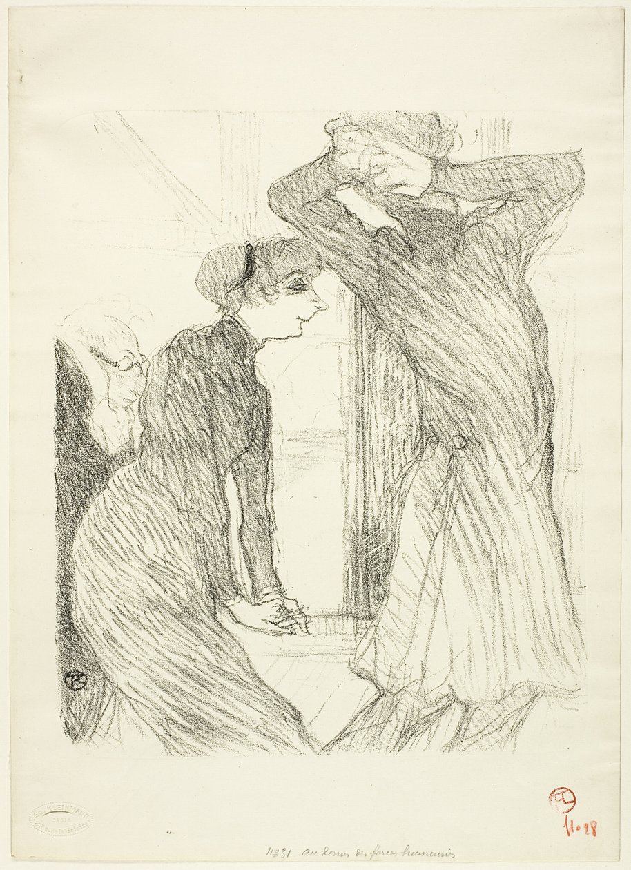 Lugné-Poé a Bady v „Nad lidskými silami“ od Henri de Toulouse Lautrec