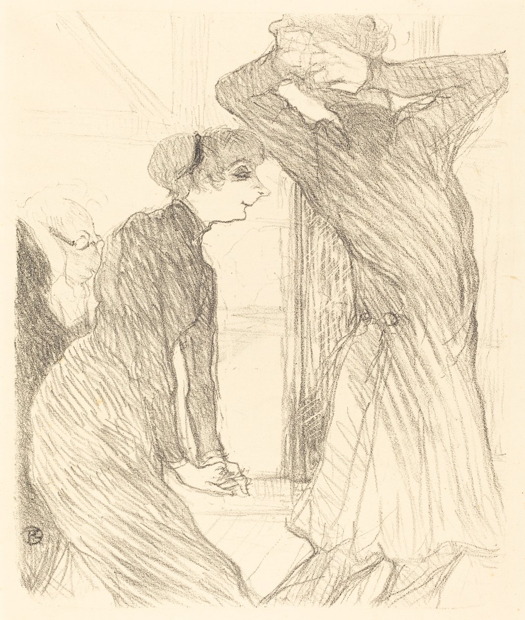 Lugne Poe a Baldy v nad lidskými silami Lugne Poe a Baldy v..., 1894. od Henri de Toulouse Lautrec