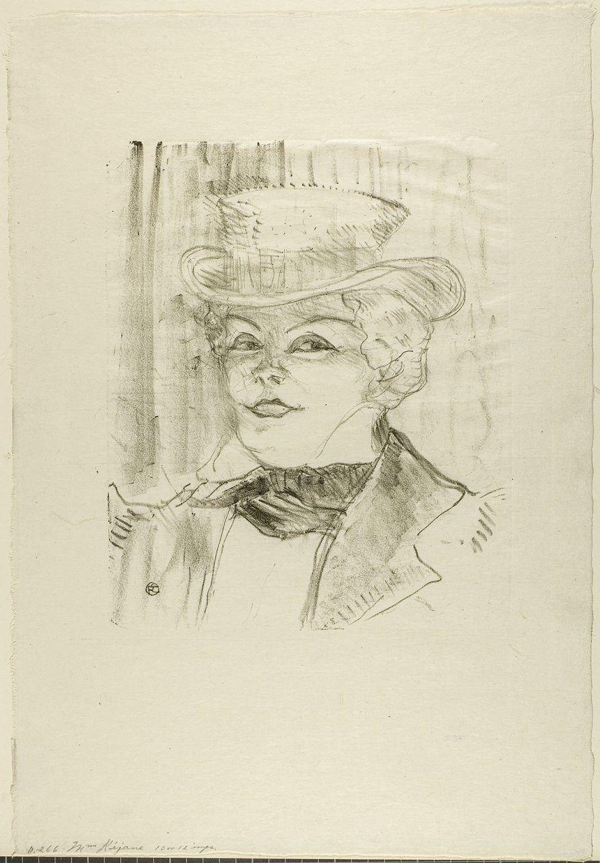 Madame Rejane od Henri de Toulouse Lautrec