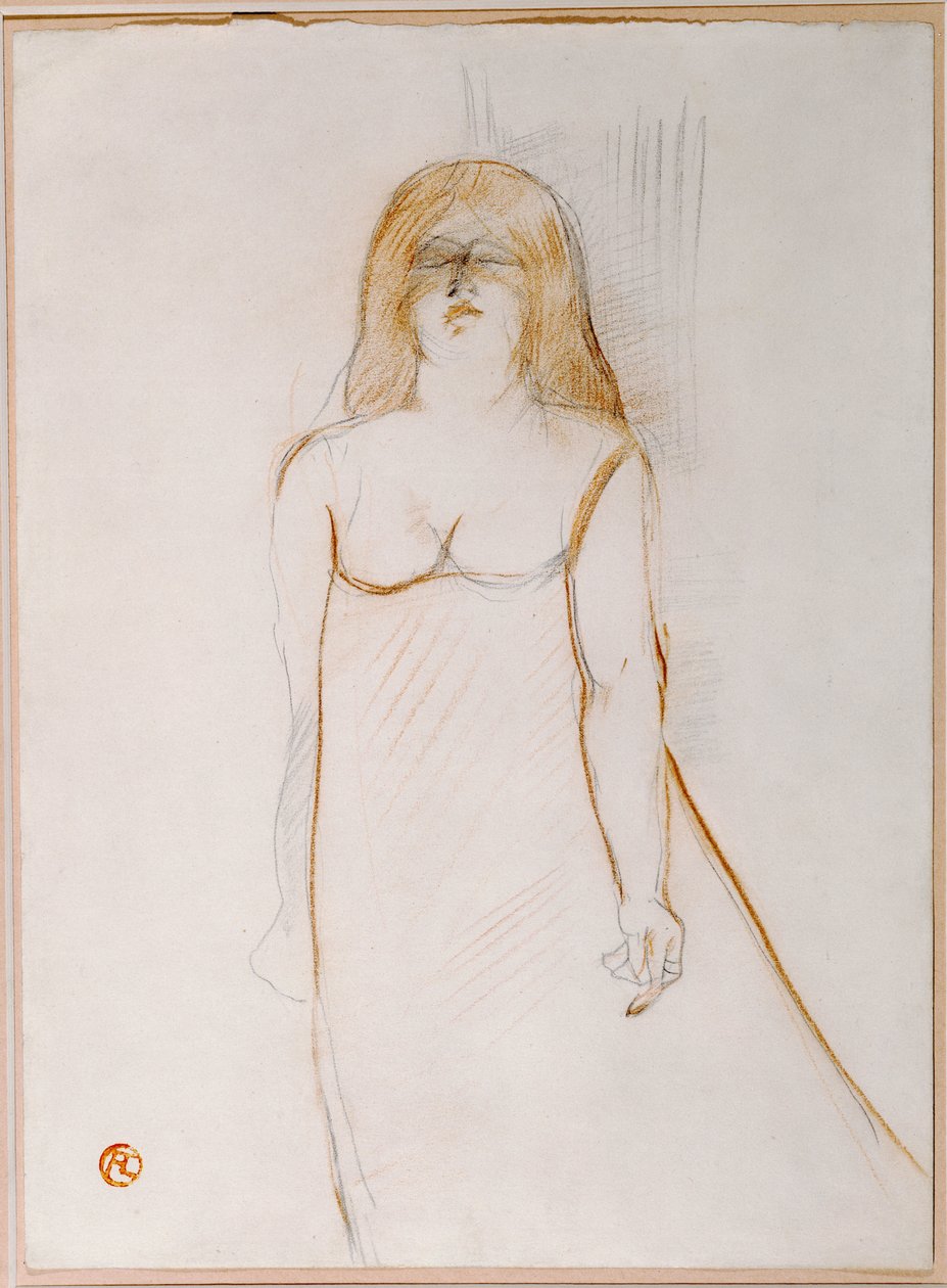 Slečna Cocyteová, 1900 od Henri de Toulouse Lautrec