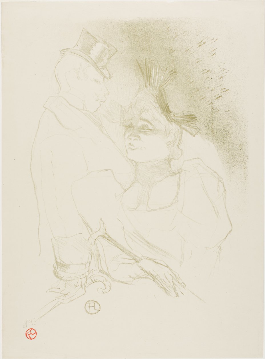 Mademoiselle Lender a baron od Henri de Toulouse Lautrec