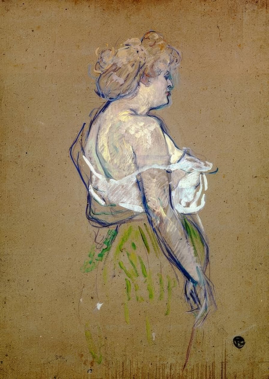 Slečna Lucie Bellangerová od Henri de Toulouse Lautrec