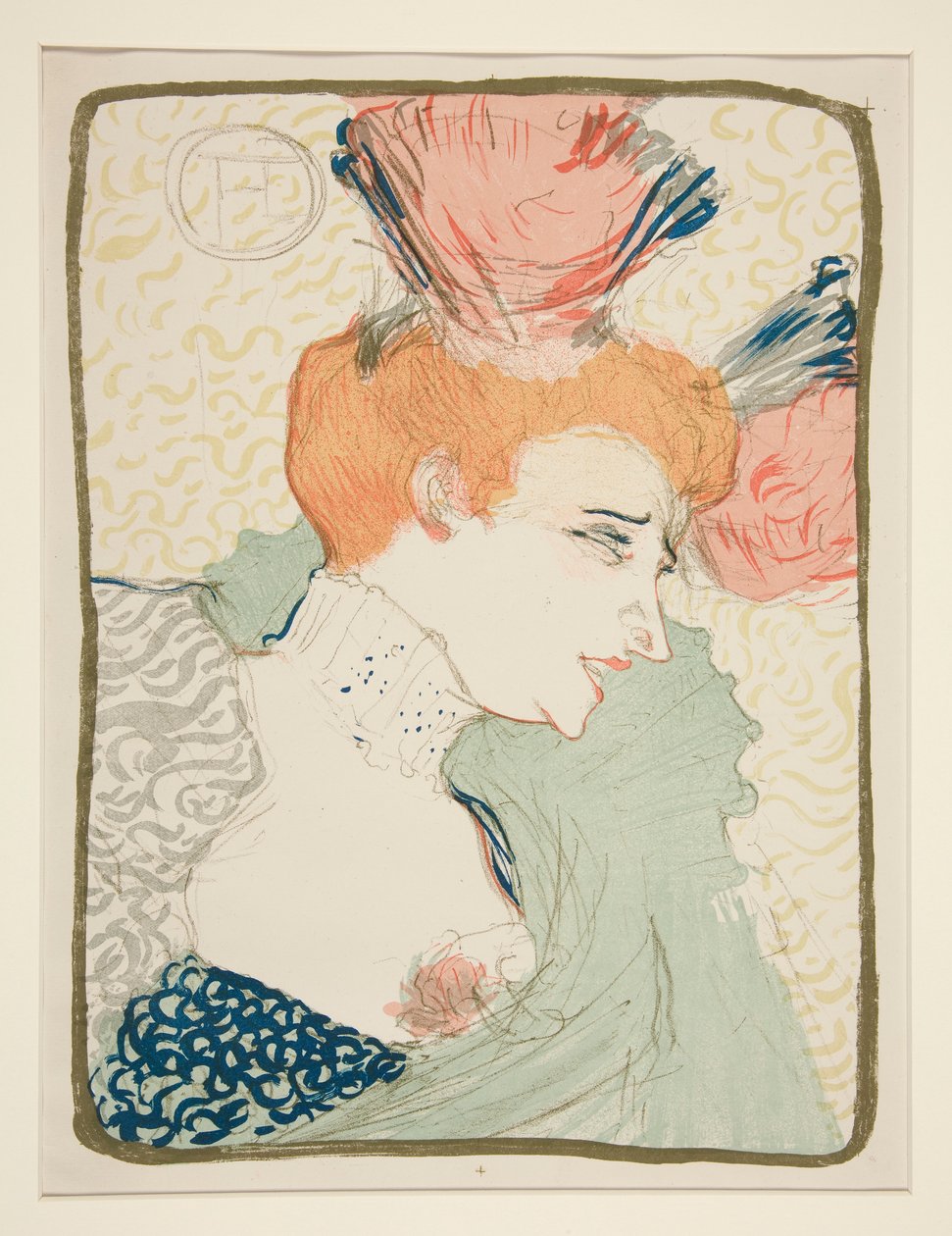 Mademoiselle Marcelle Lender, Busta (Portrét Busta Mademoiselle Marcelle Lender) od Henri de Toulouse Lautrec