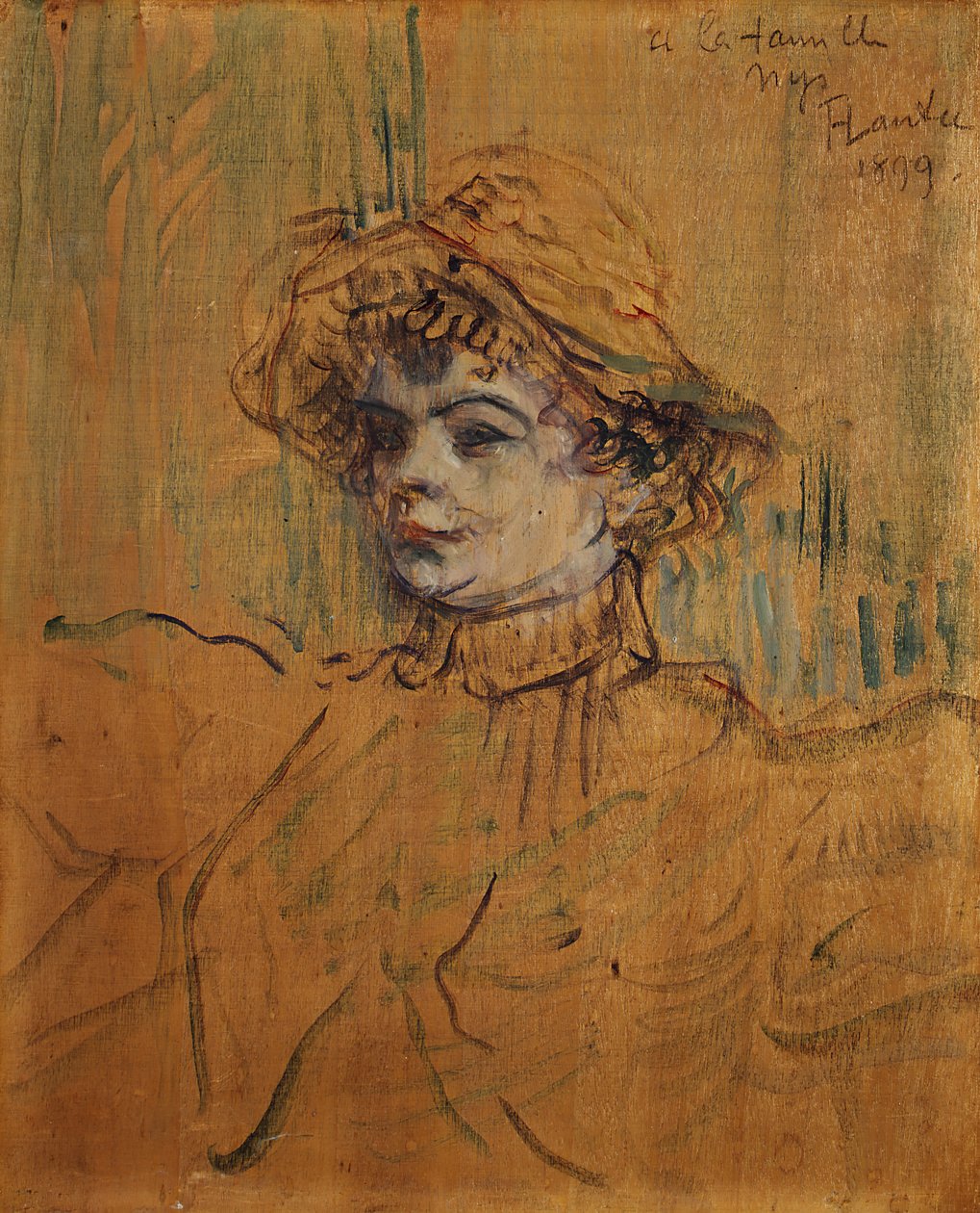 Slečna Nys, 1899. od Henri de Toulouse Lautrec