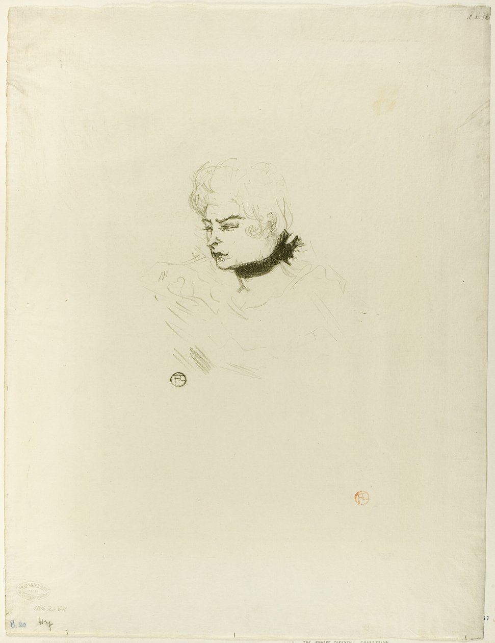 Mademoiselle Pois Vert od Henri de Toulouse Lautrec