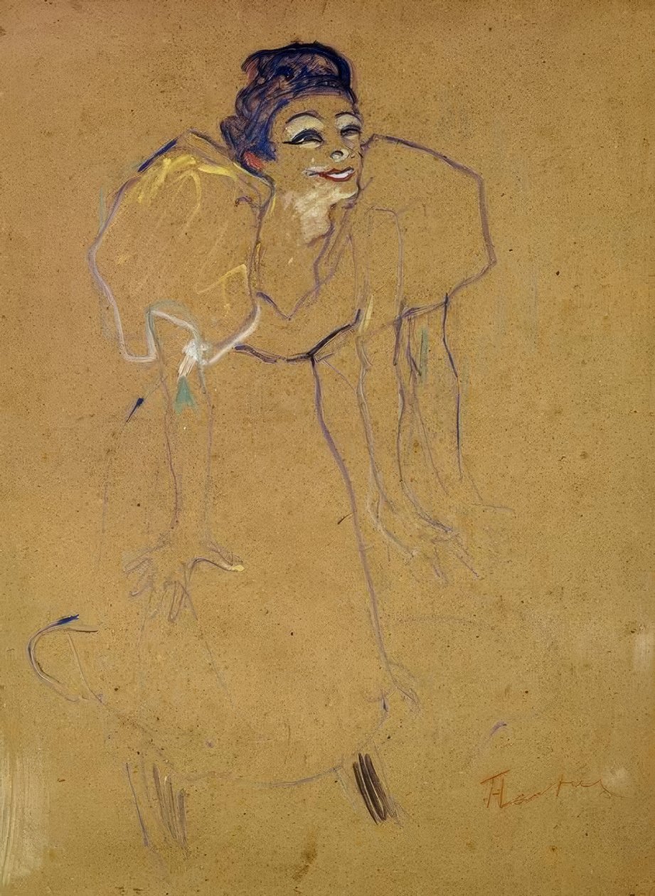 Mademoiselle Polaire od Henri de Toulouse Lautrec