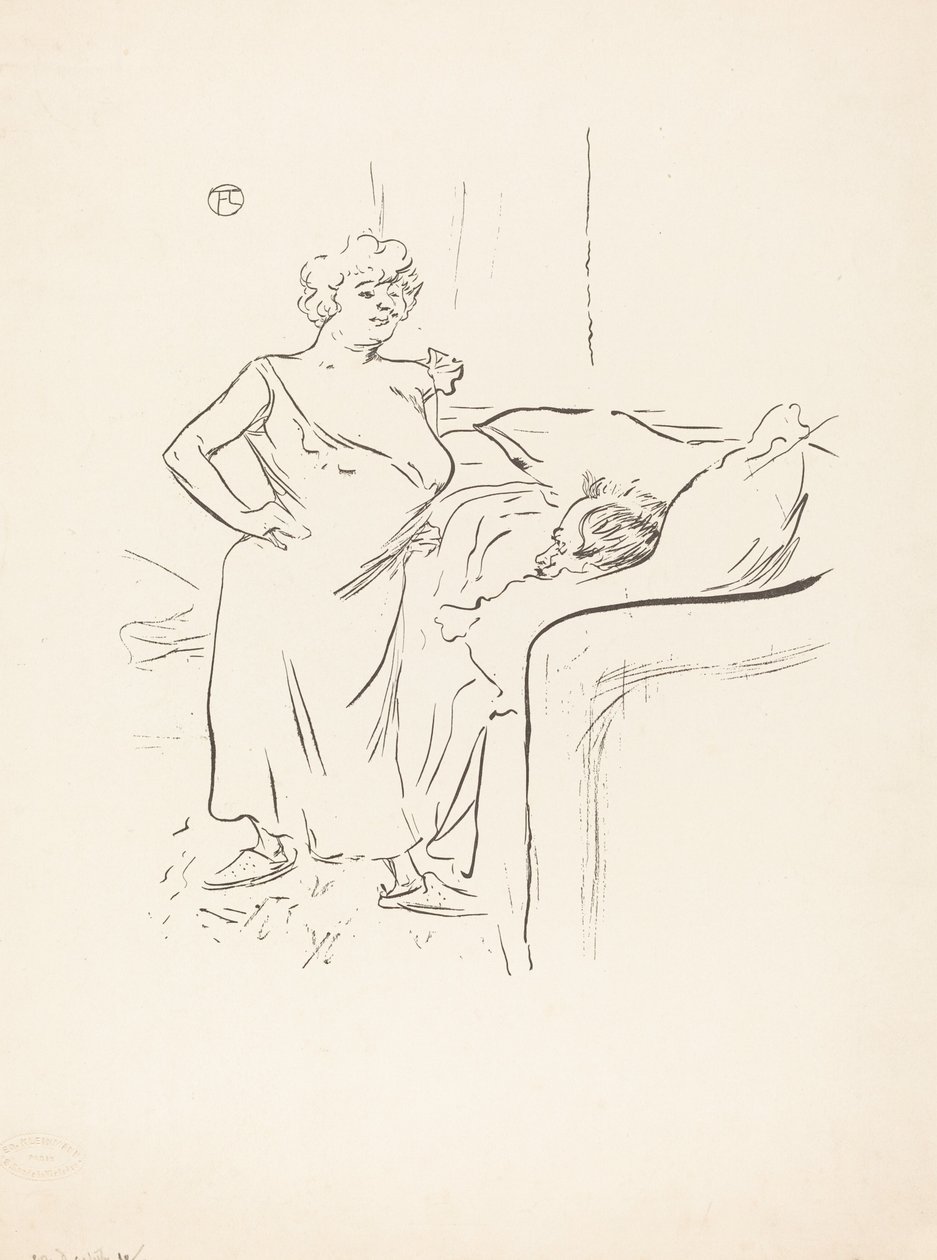 Muž a žena od Henri de Toulouse Lautrec