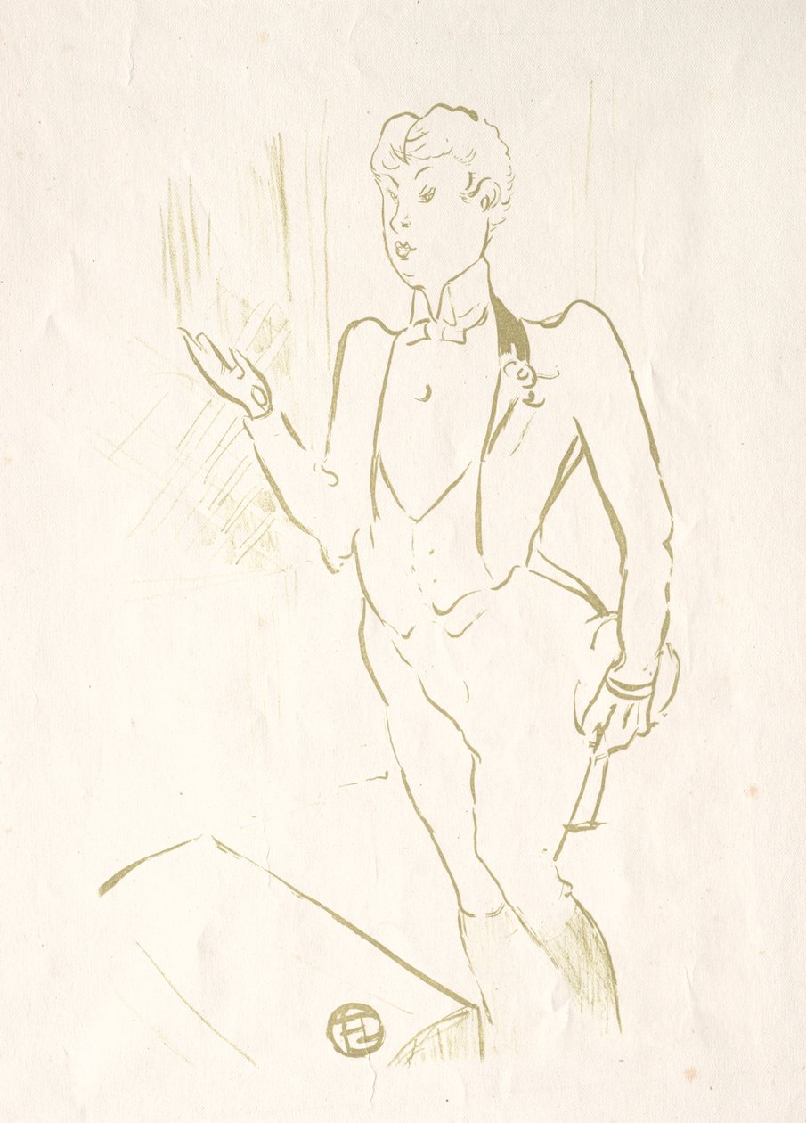 Mary Hamilton, 1893. od Henri de Toulouse Lautrec