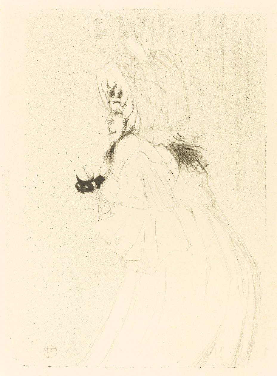 May Belfort se klaní slečně May Belfort saluant, 1895. od Henri de Toulouse Lautrec