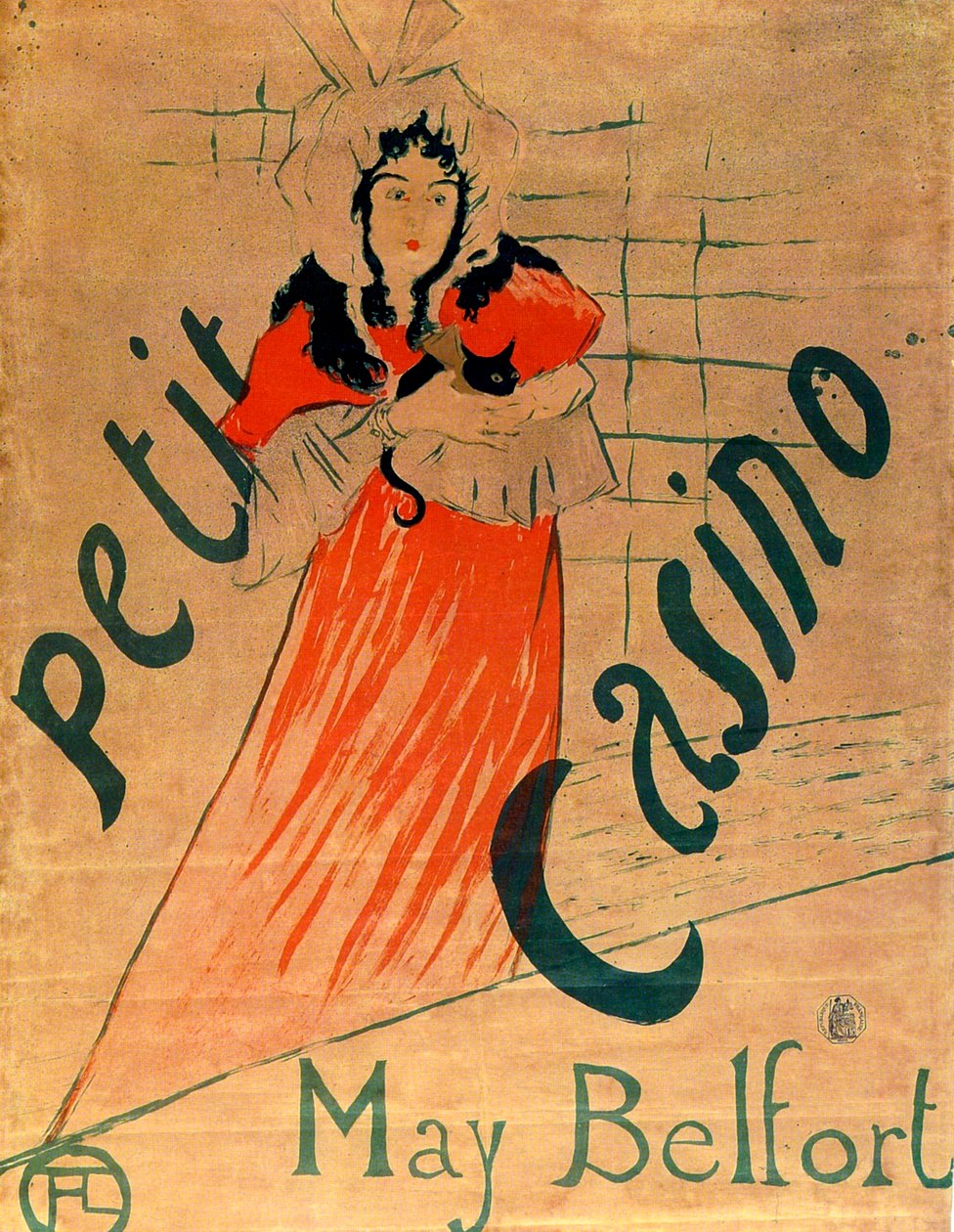 May Belfort, Petit Casino, 1895. od Henri de Toulouse Lautrec