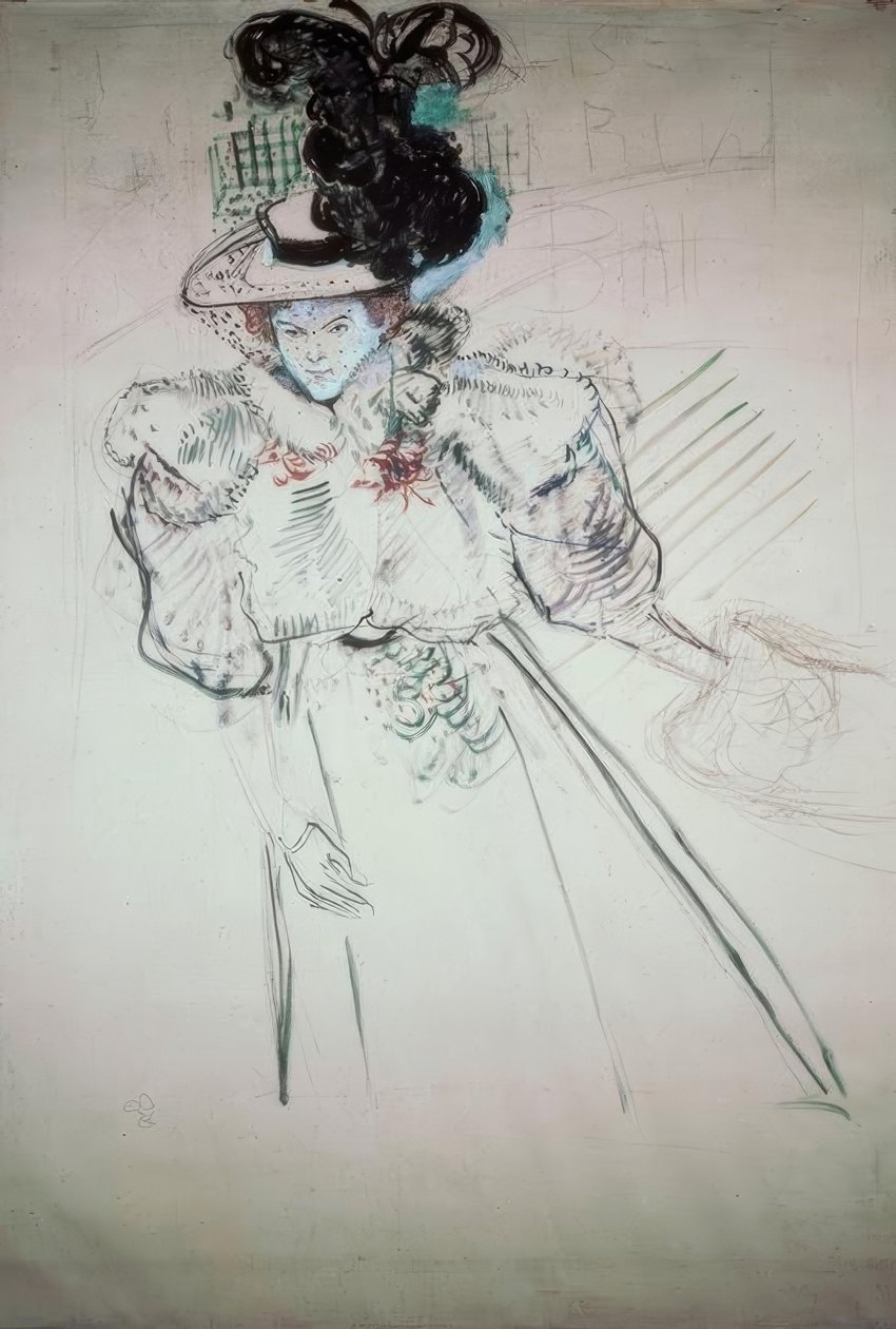 Misia Natansonová od Henri de Toulouse Lautrec