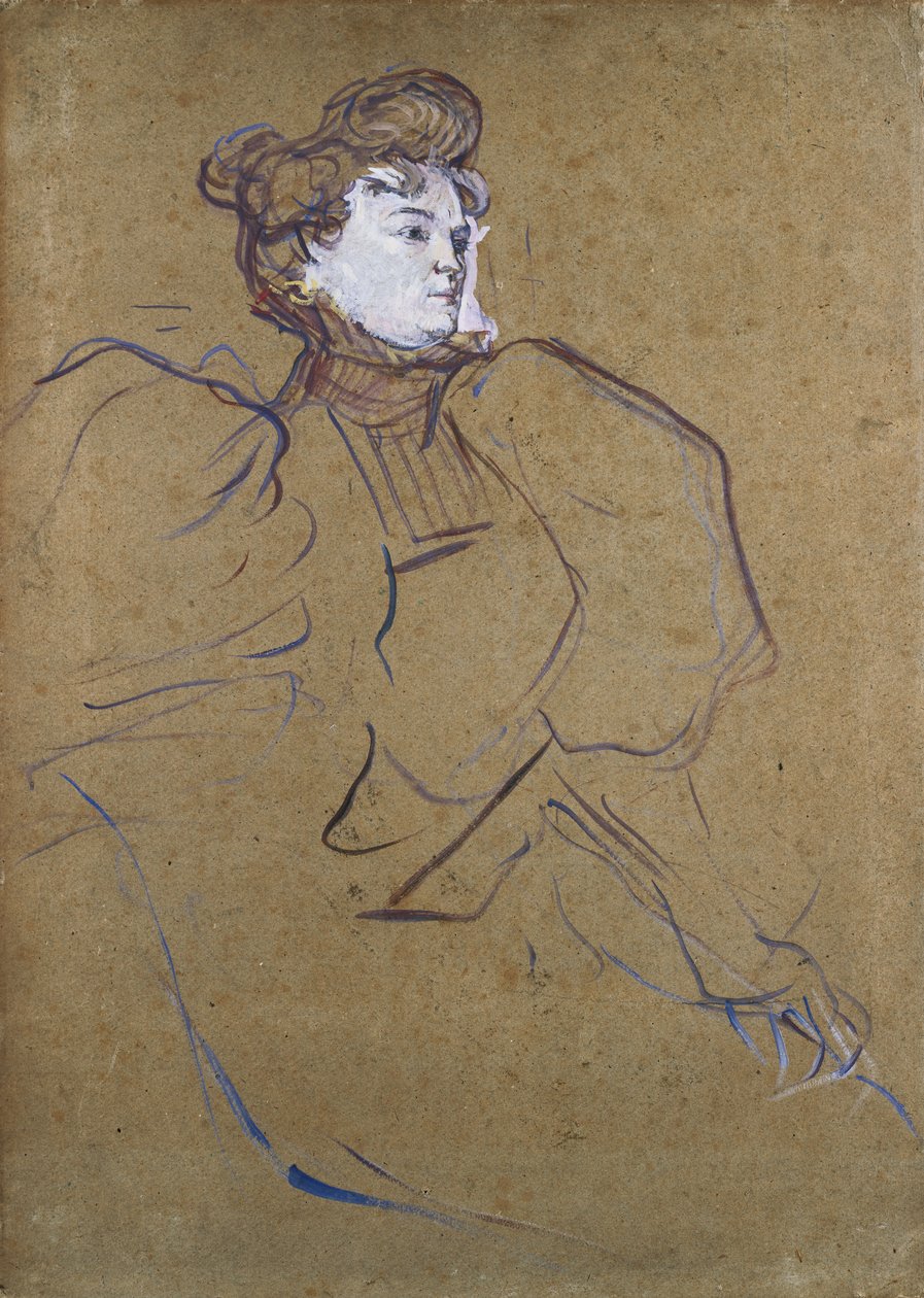 Misia Natanson, kolem roku 1897 od Henri de Toulouse Lautrec