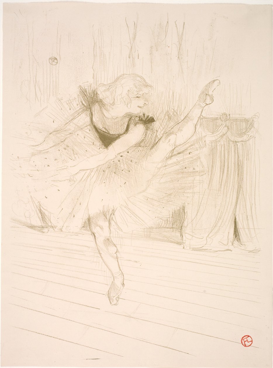 Slečna Ida Heath, anglická tanečnice od Henri de Toulouse Lautrec