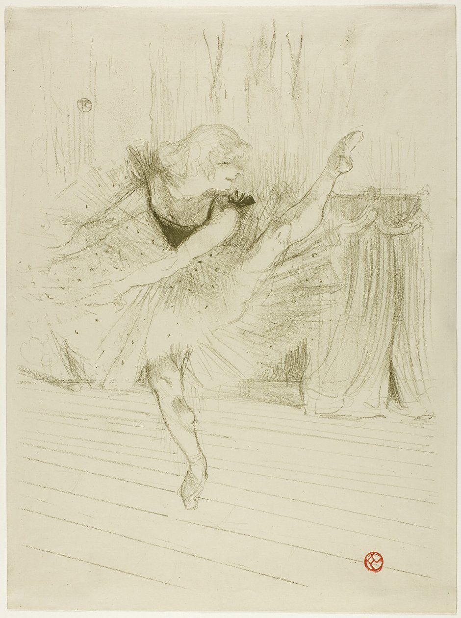 Slečna Ida Heath, anglická tanečnice od Henri de Toulouse Lautrec