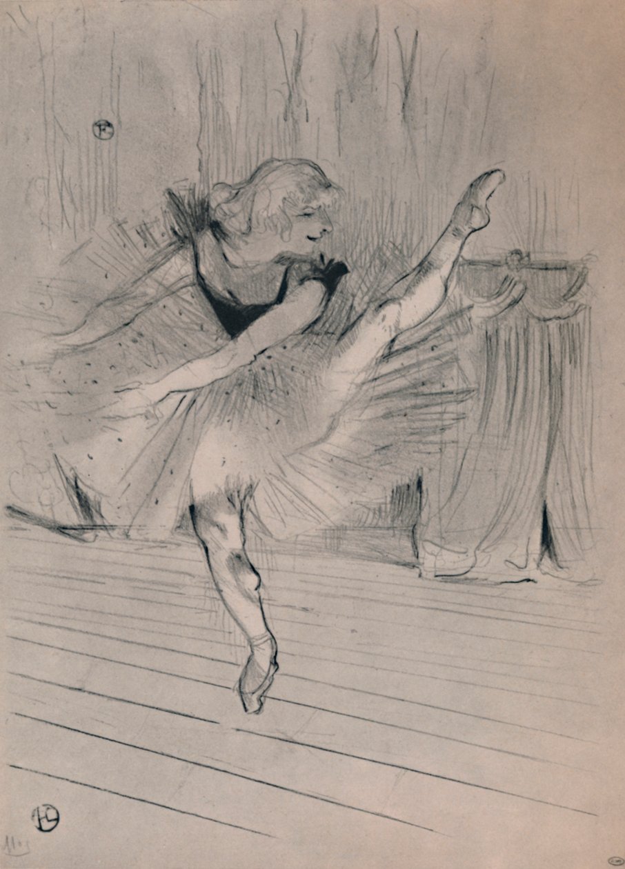 Slečna Ida Heath, anglická tanečnice, kolem roku 1894, 1946. od Henri de Toulouse Lautrec