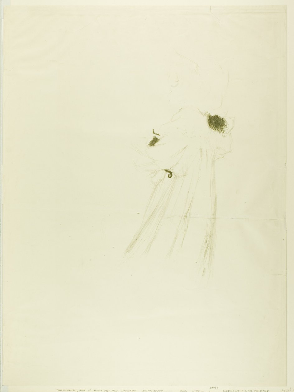Slečna May Belfort (velký talíř) od Henri de Toulouse Lautrec