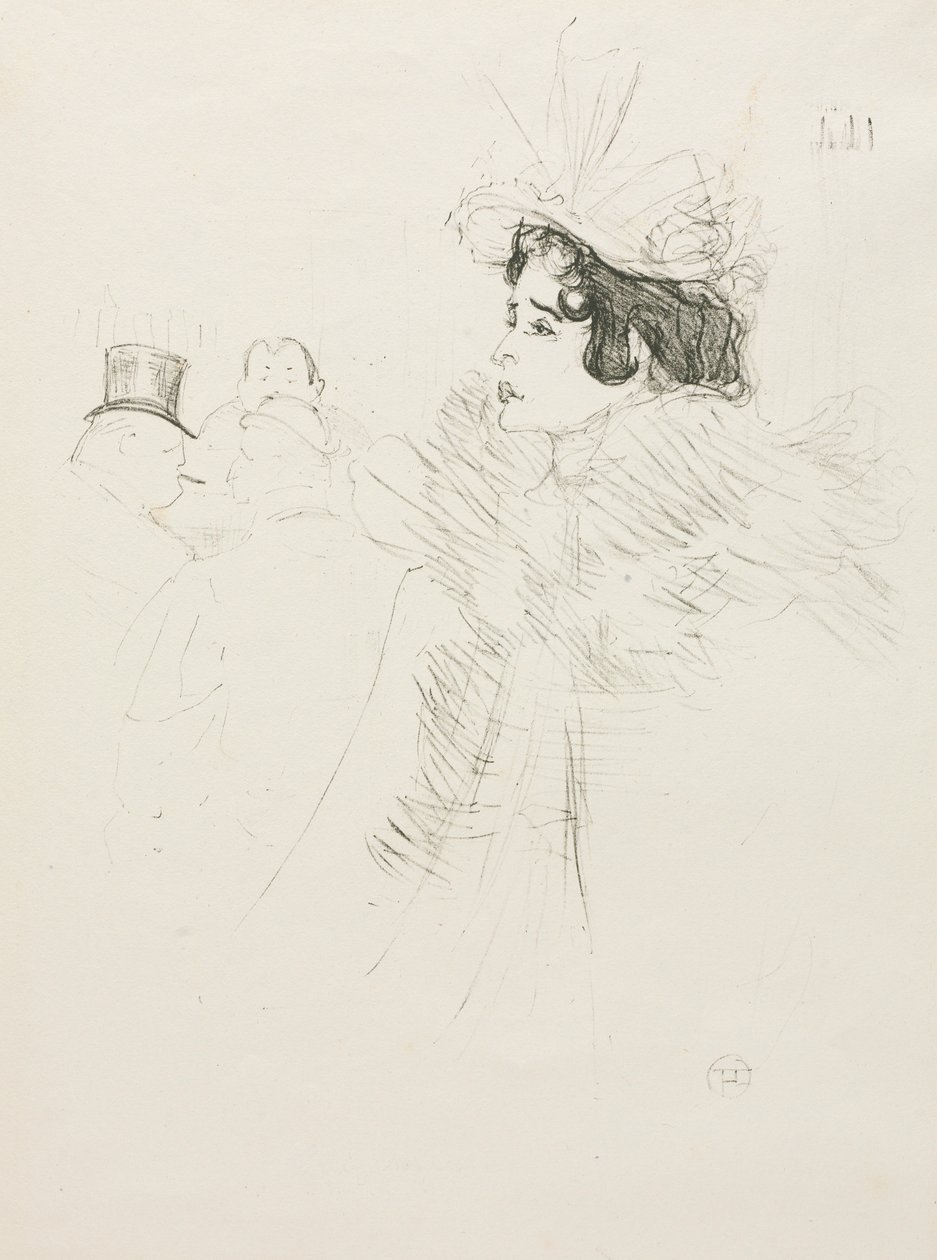 Slečna May Belfort, 1895. od Henri de Toulouse Lautrec