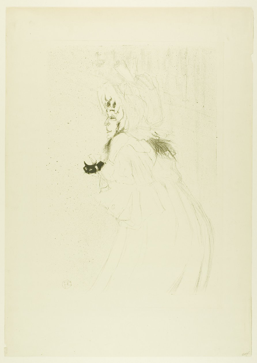 Slečna May Belfortová se klaní od Henri de Toulouse Lautrec