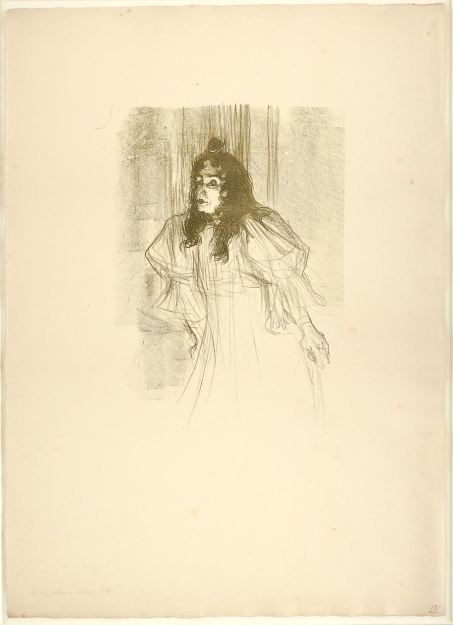 Slečna May Belfort ve vlasech od Henri de Toulouse Lautrec