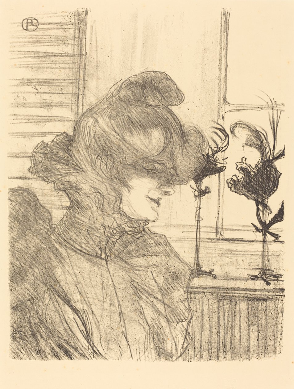 Paní Le Marguoin, Milliner Paní Le Marguoin, milliner, 1900. od Henri de Toulouse Lautrec