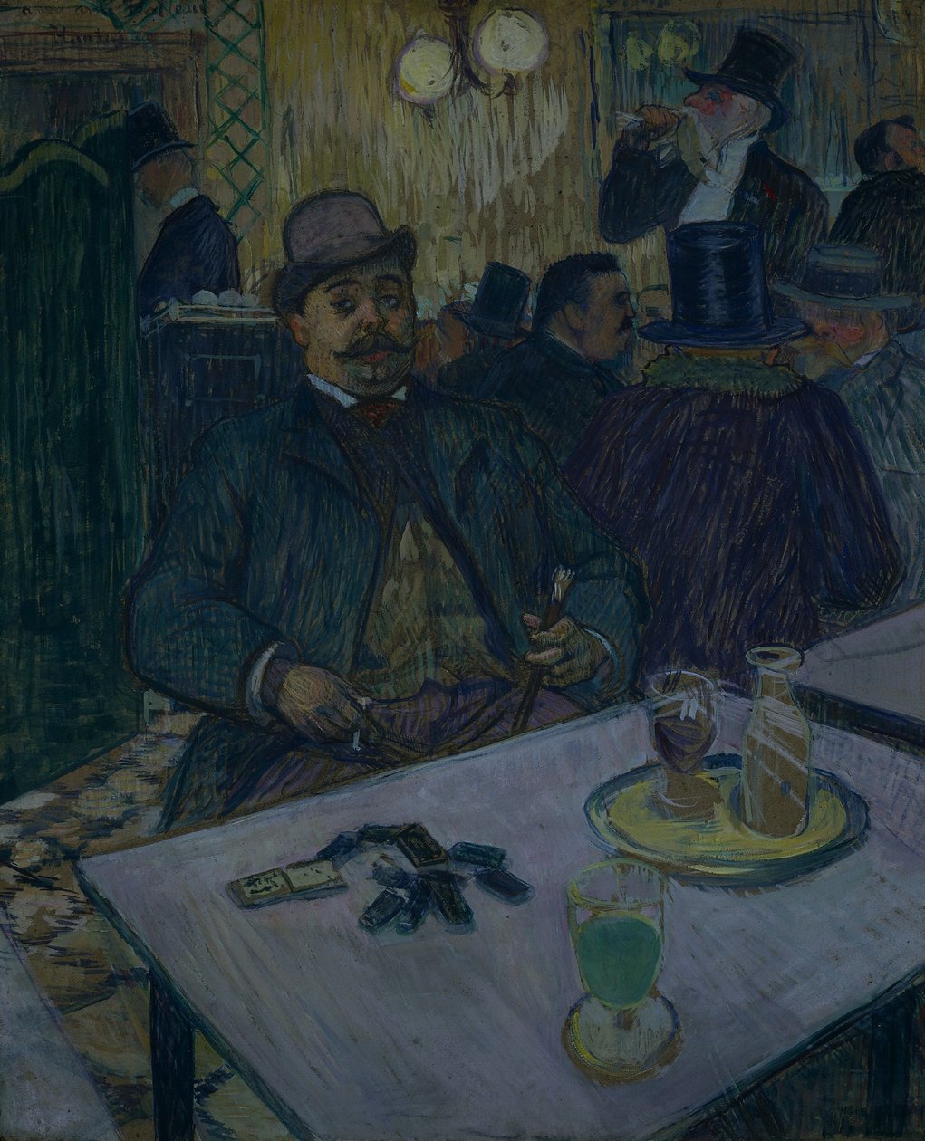 Monsieur Boileau v kavárně, 1893. od Henri de Toulouse Lautrec