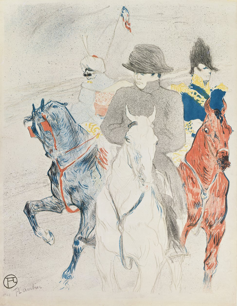 Napoleon Riding, 1895 od Henri de Toulouse Lautrec