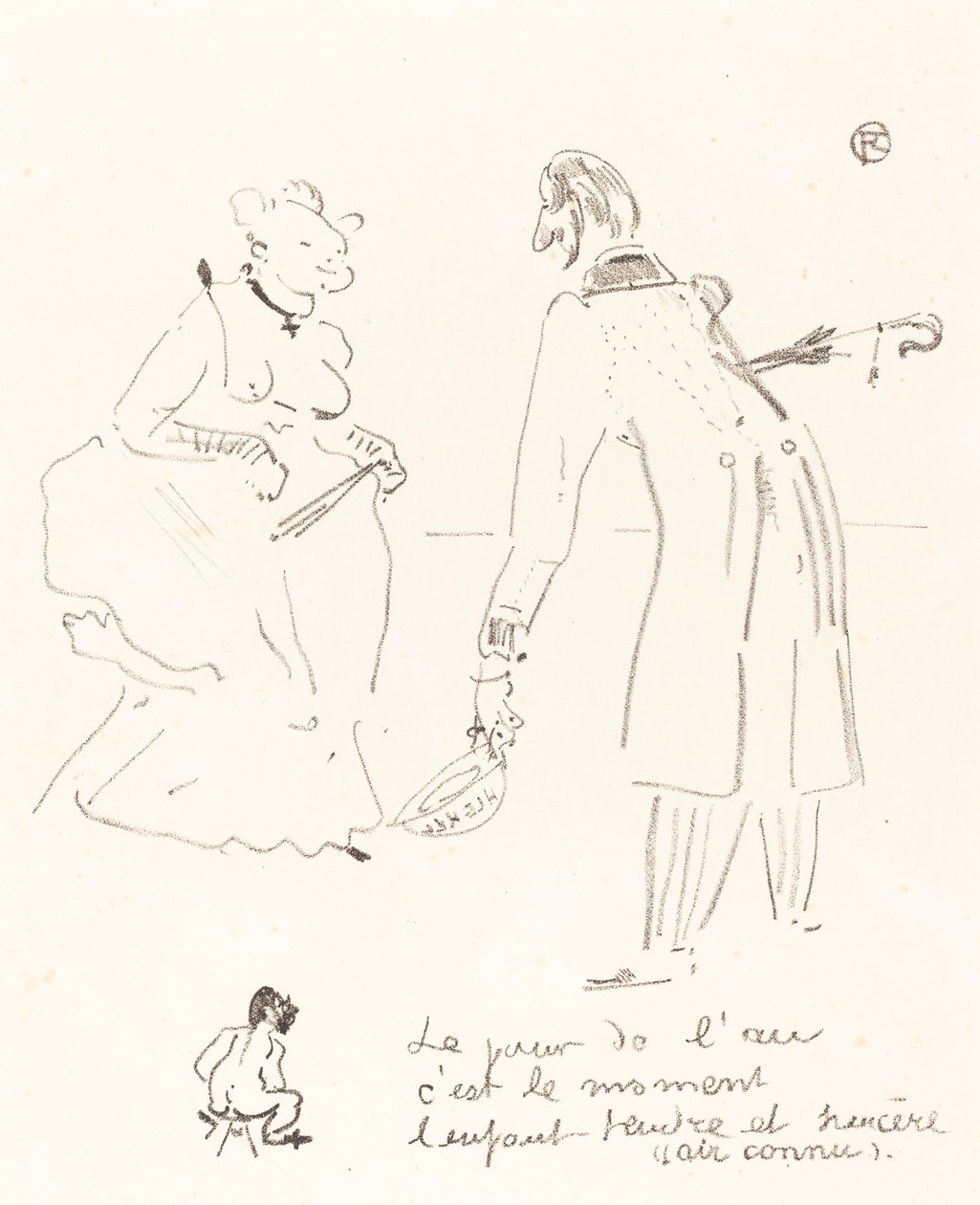 Novoroční pozdrav Novoroční kompliment, 1897. od Henri de Toulouse Lautrec