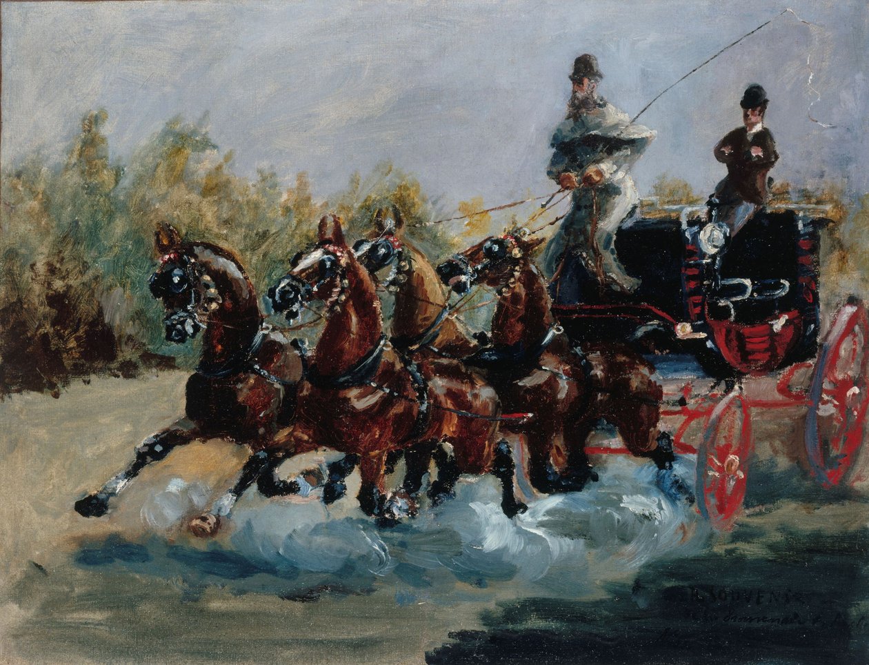 Pěkné, na Promenade des Anglais od Henri de Toulouse Lautrec