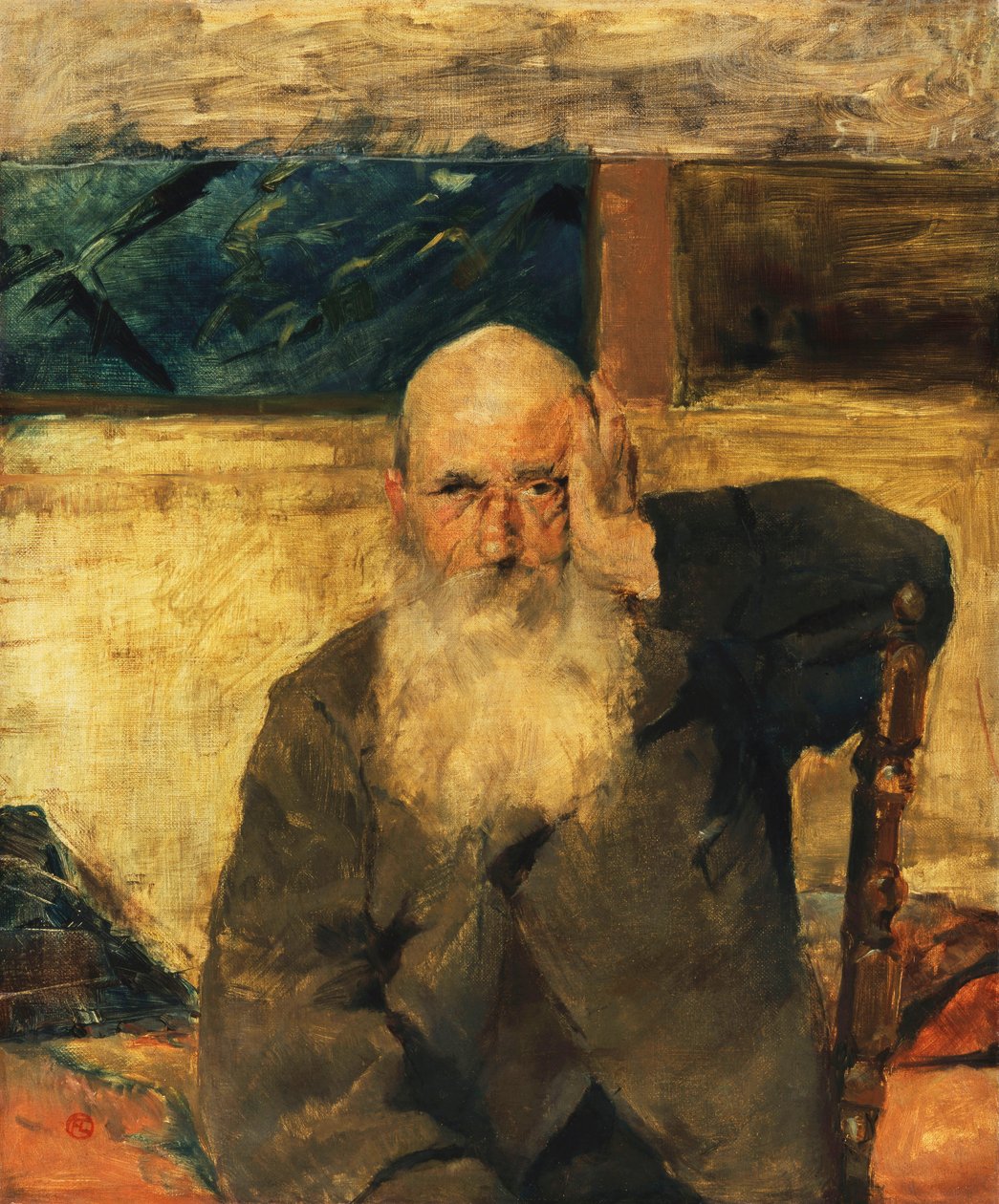 Starý muž v Celyranu; Vieillard a Celeyran, 1882 od Henri de Toulouse Lautrec