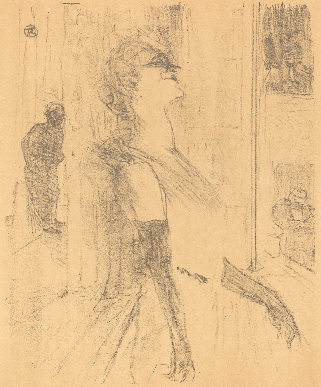 Na pódiu od Henri de Toulouse Lautrec