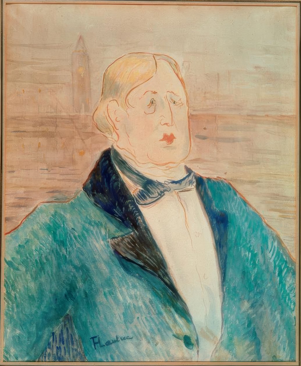 Oscar Wilde od Henri de Toulouse Lautrec