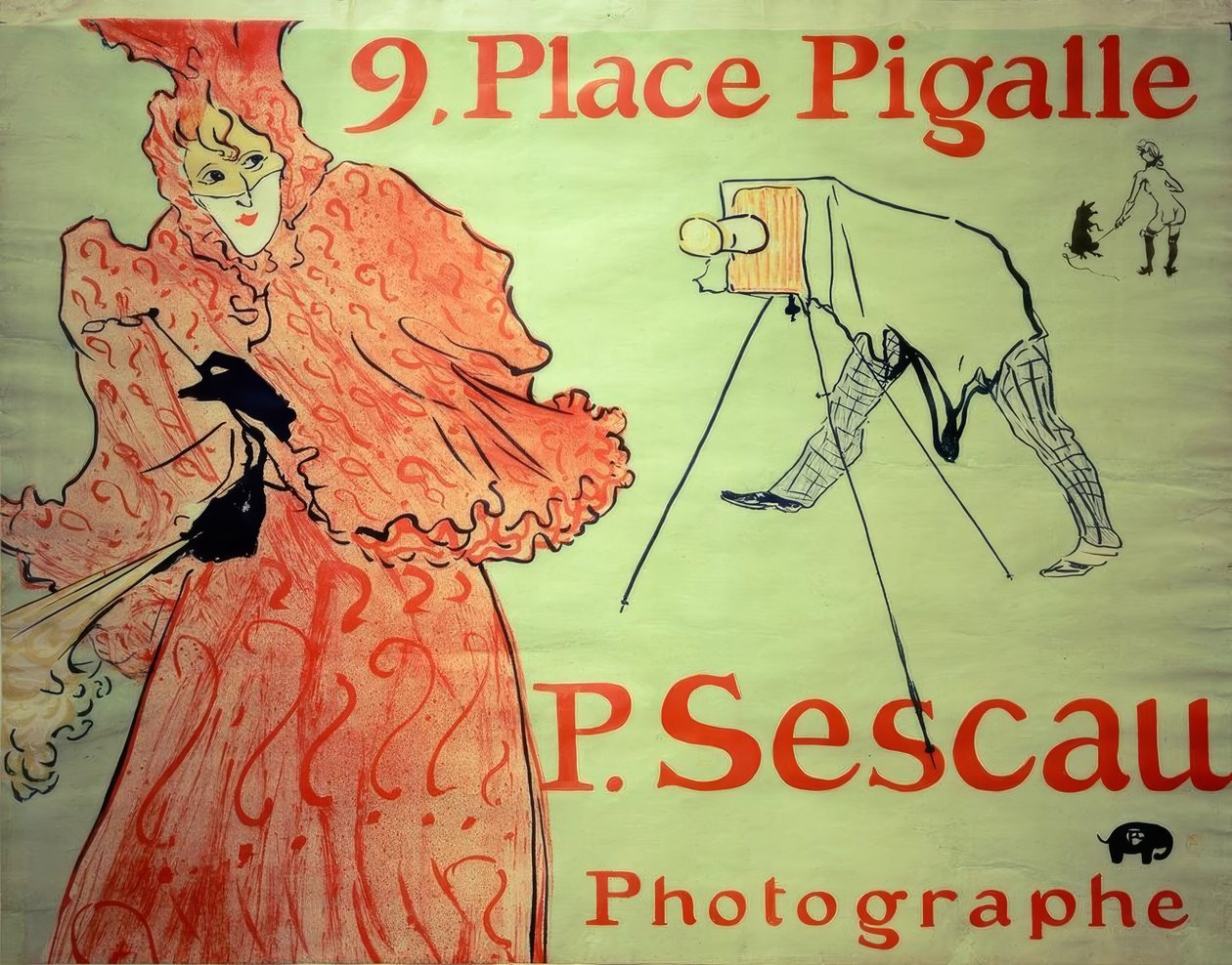 P.Sescau / Fotograf od Henri de Toulouse Lautrec