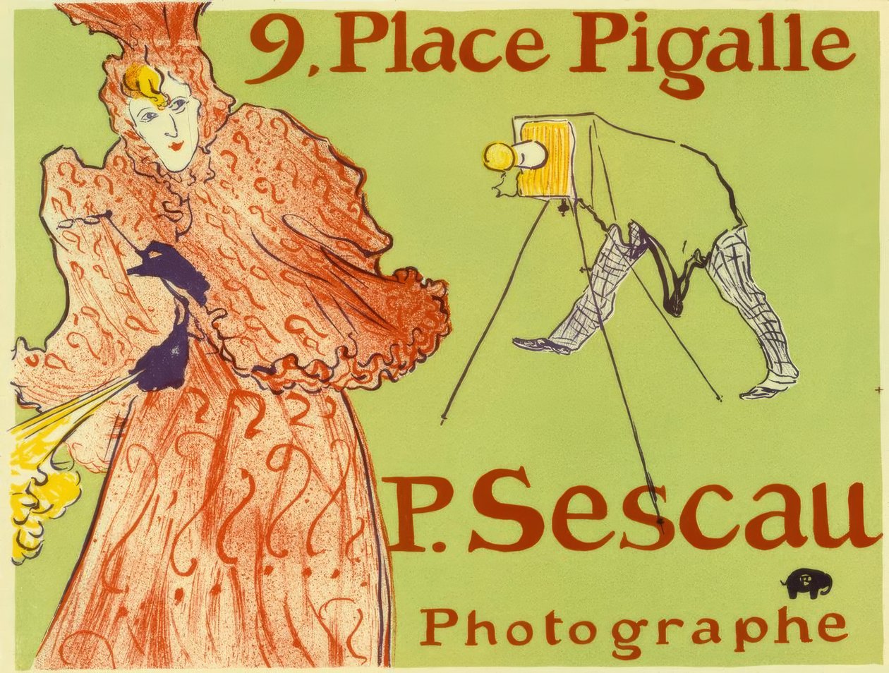 P.Sescau / Fotografie od Henri de Toulouse Lautrec
