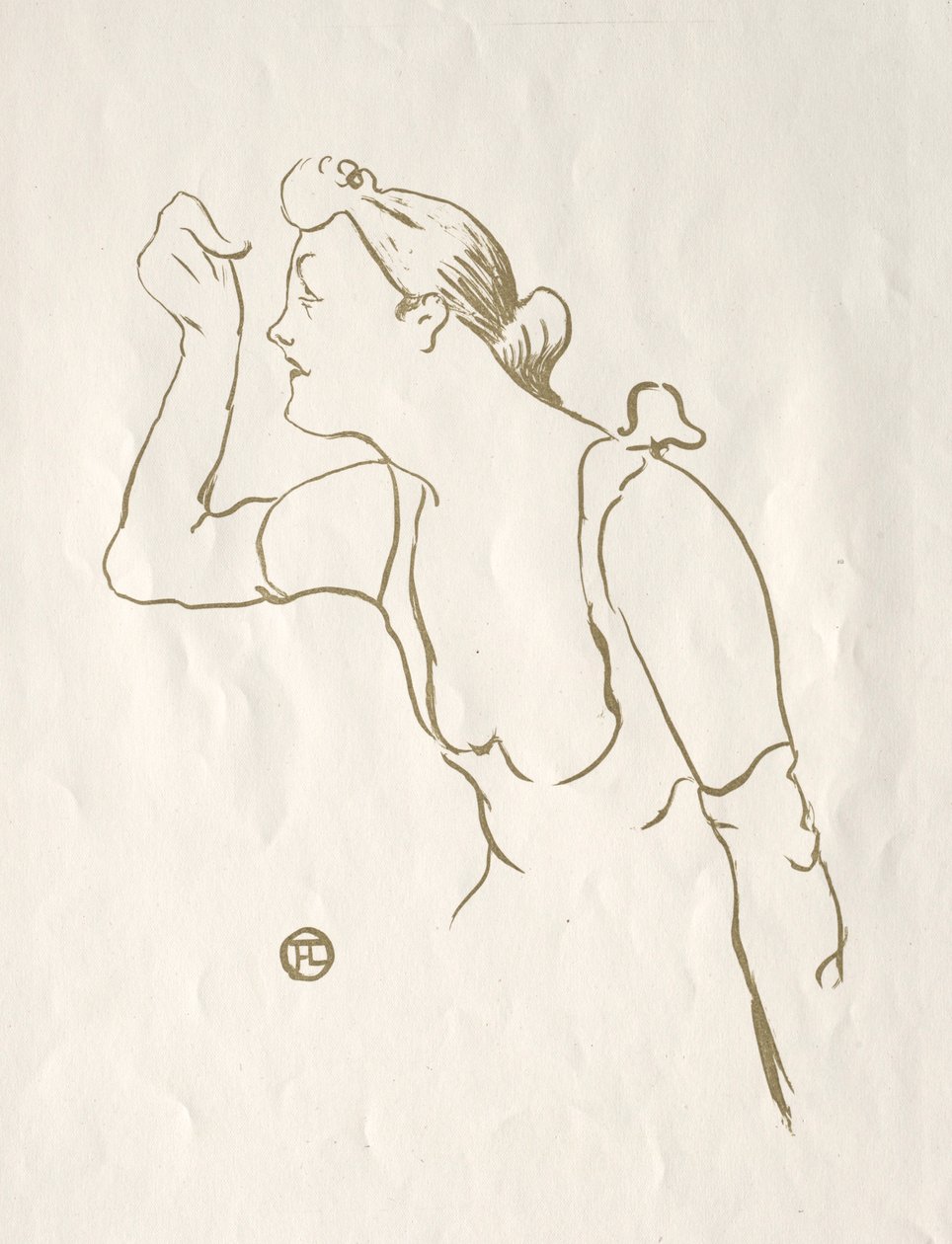 Paula Brebion, 1893. od Henri de Toulouse Lautrec