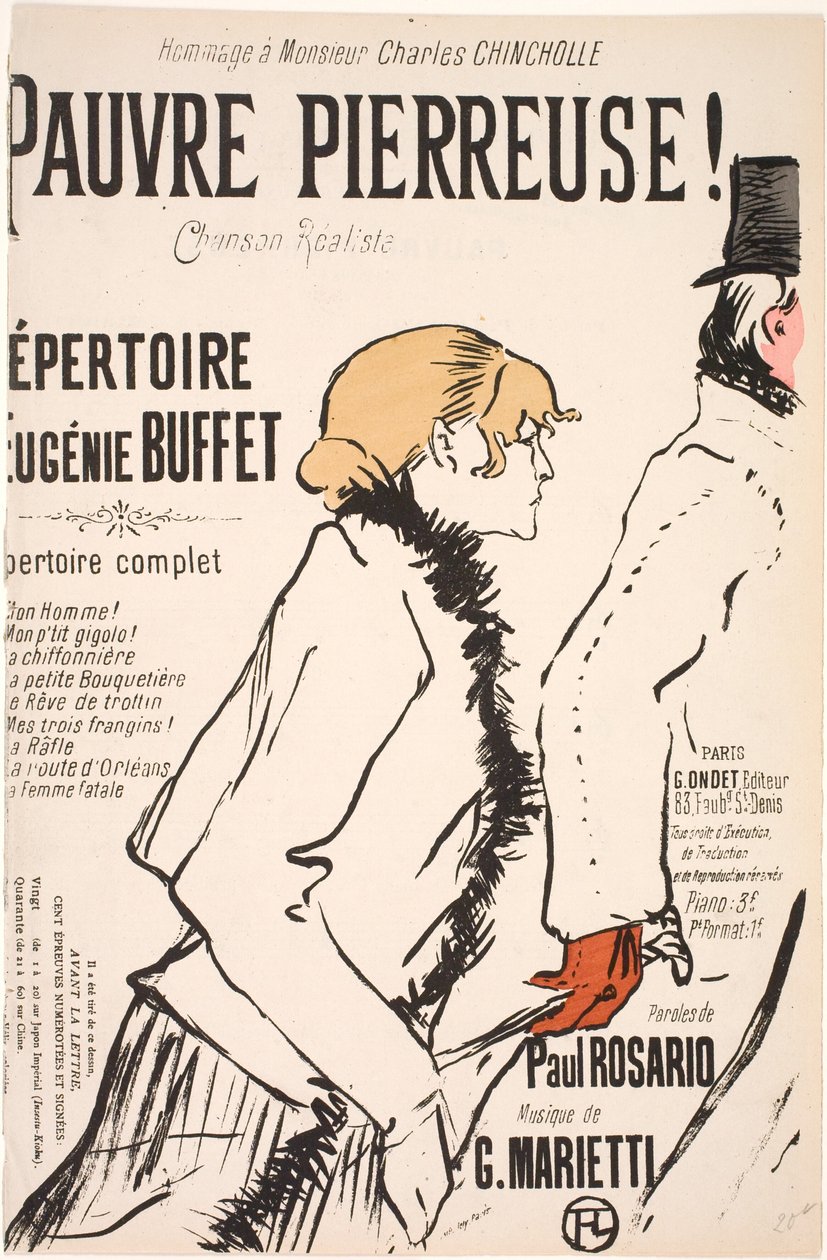 Chudák Pierre! od Henri de Toulouse Lautrec