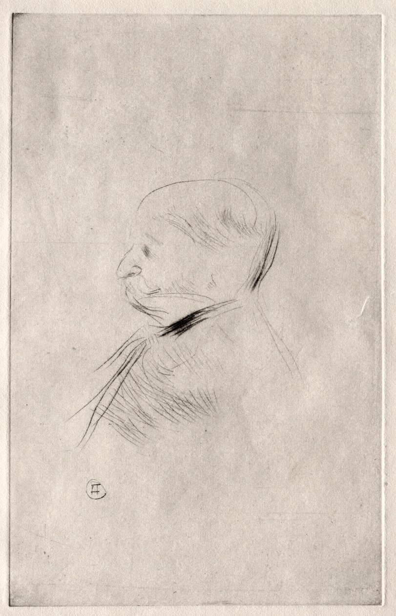 Portrét pana X., 1898. od Henri de Toulouse Lautrec