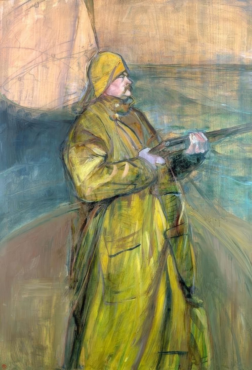 Portrét Maurice Joyanta v zátoce Somme od Henri de Toulouse Lautrec