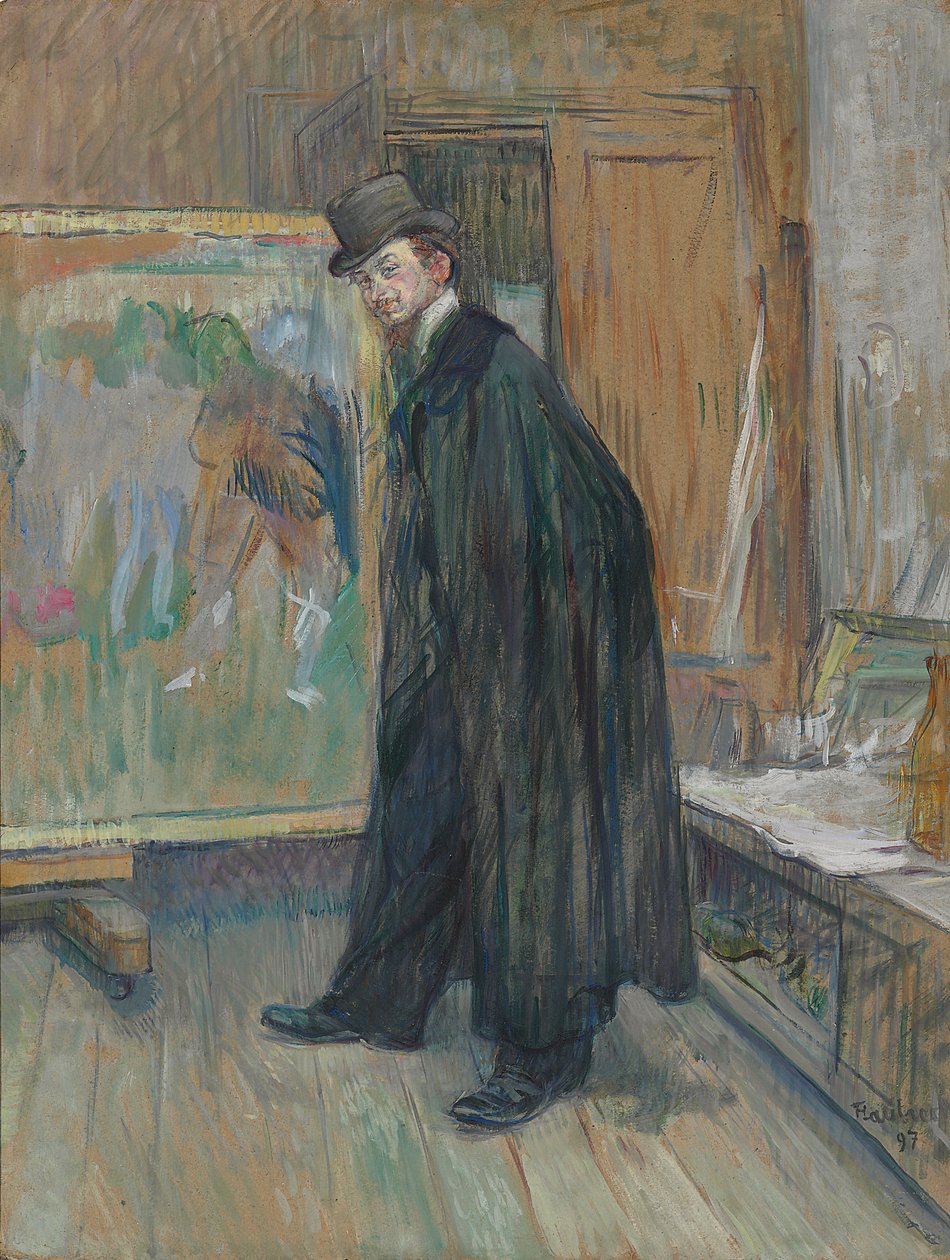Portrét Henri Nocq, 1897 od Henri de Toulouse Lautrec