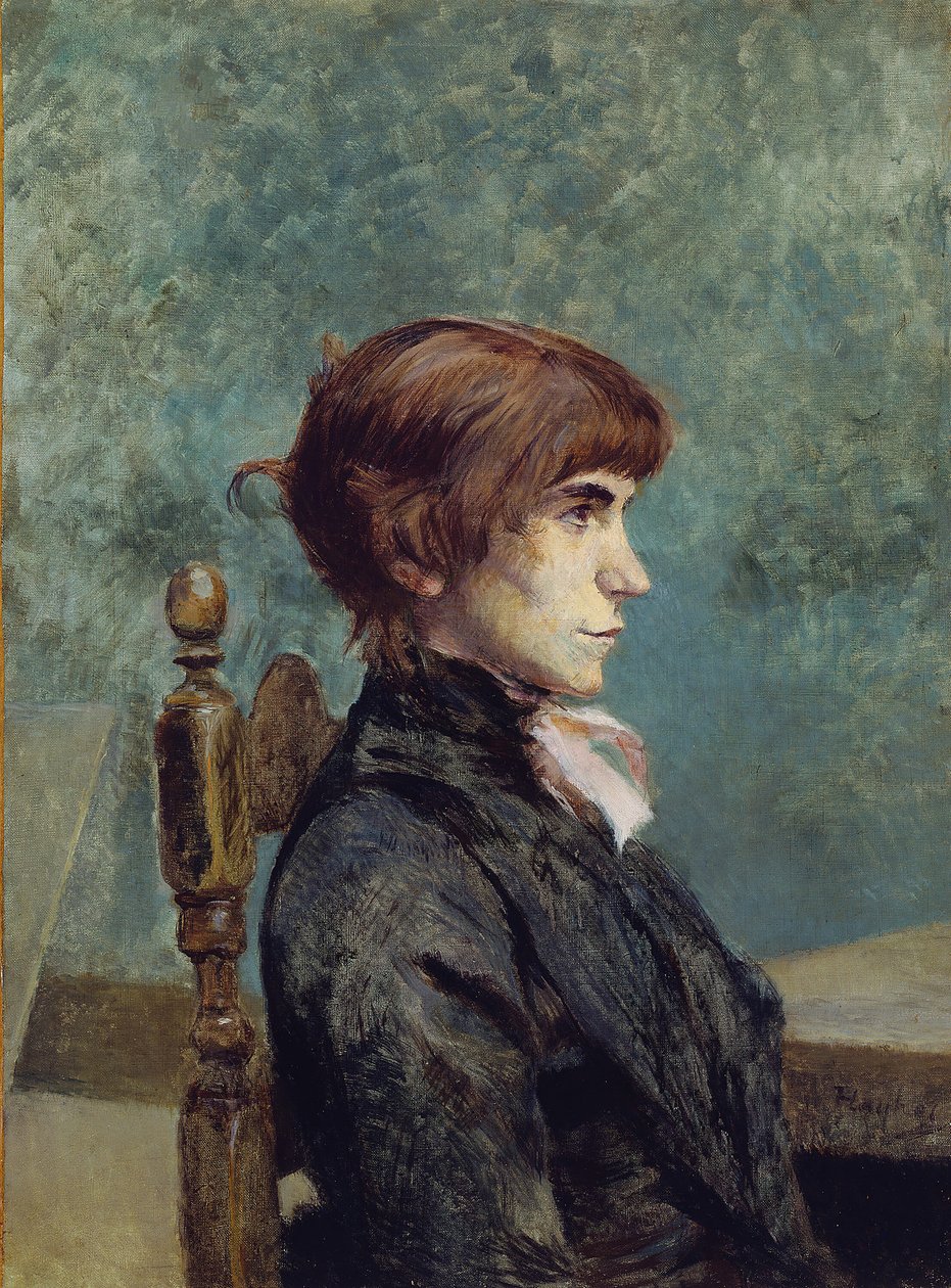 Portrét Jeanne Wenz, 1886. od Henri de Toulouse Lautrec