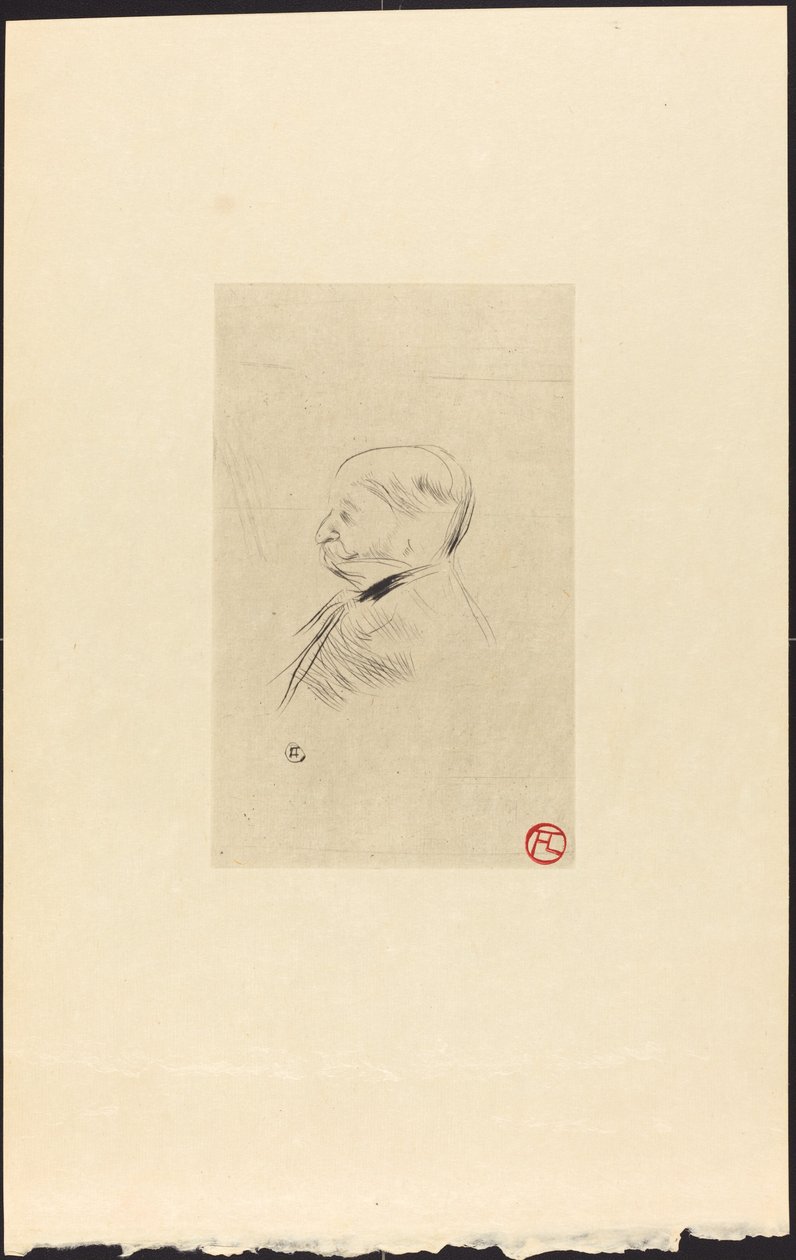 Portrét pana X od Henri de Toulouse Lautrec