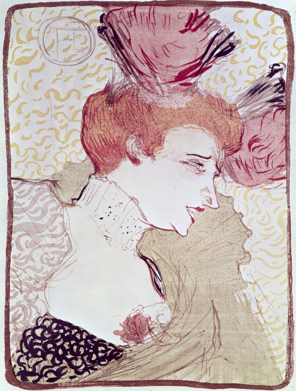 Portrét Marcelle Lendorové od Henri de Toulouse Lautrec