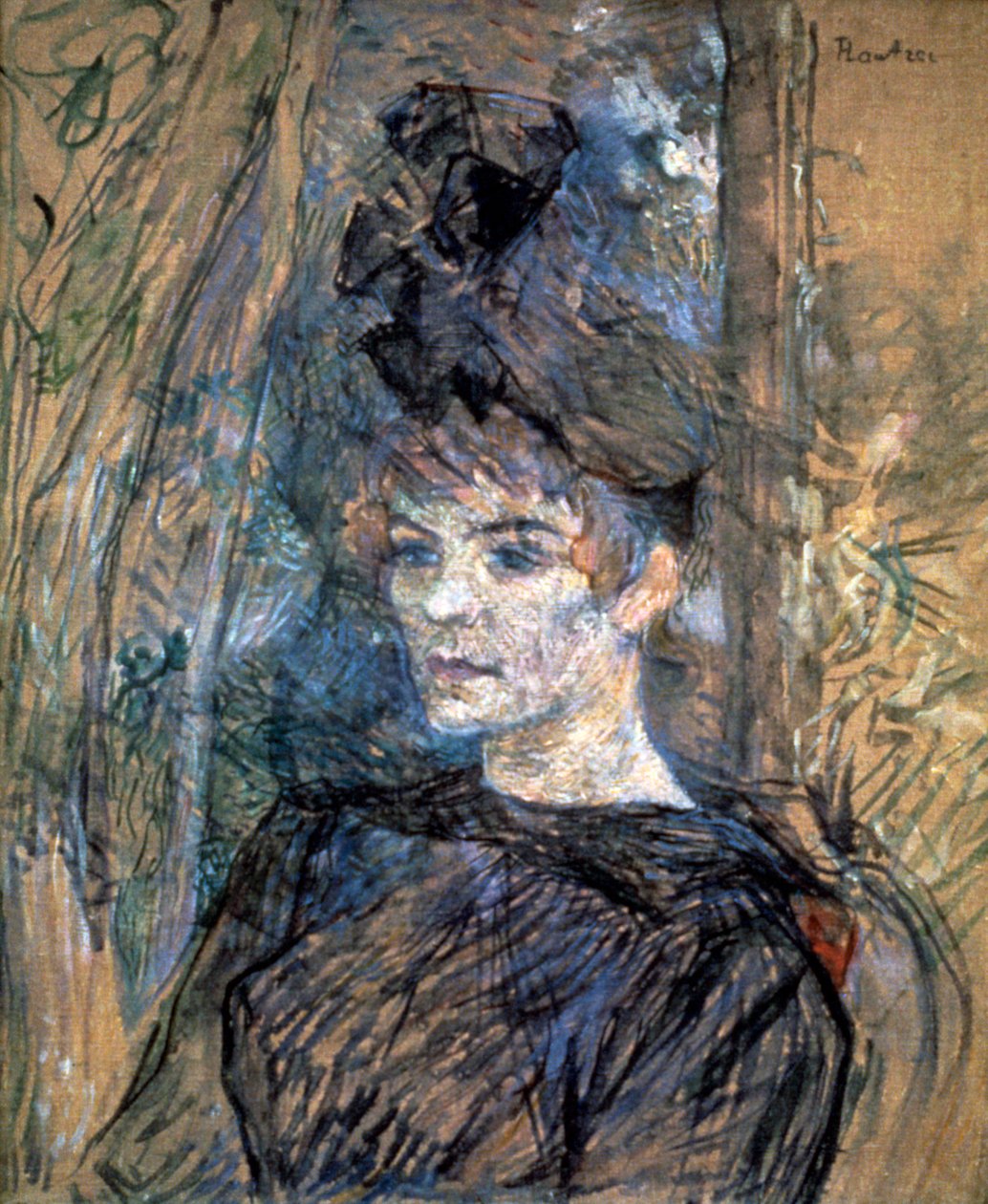 Portrét Suzanne Valadon, 1885 od Henri de Toulouse Lautrec