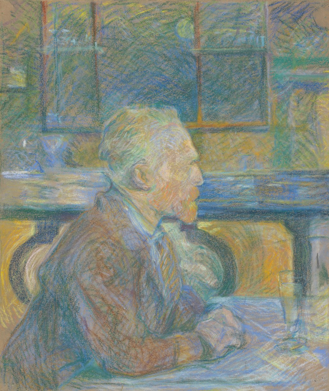 Portrét Vincenta van Gogha, 1887 (pastel na kartonu) od Henri de Toulouse Lautrec