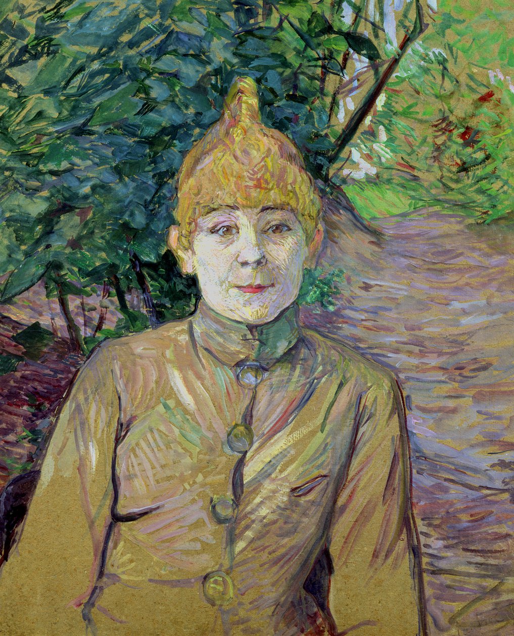 Portrét ženy, možná francouzské tanečnice Louise Weber (1870-1927) známé jako 