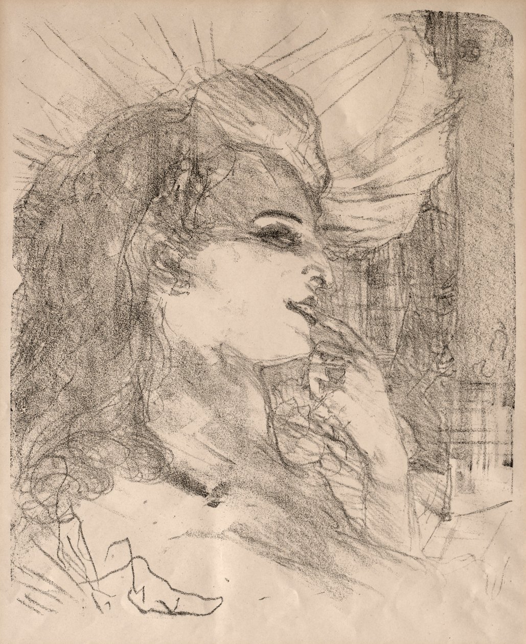 Portréty herců a hereček: Třináct litografií: Anna Held, 1898. od Henri de Toulouse Lautrec