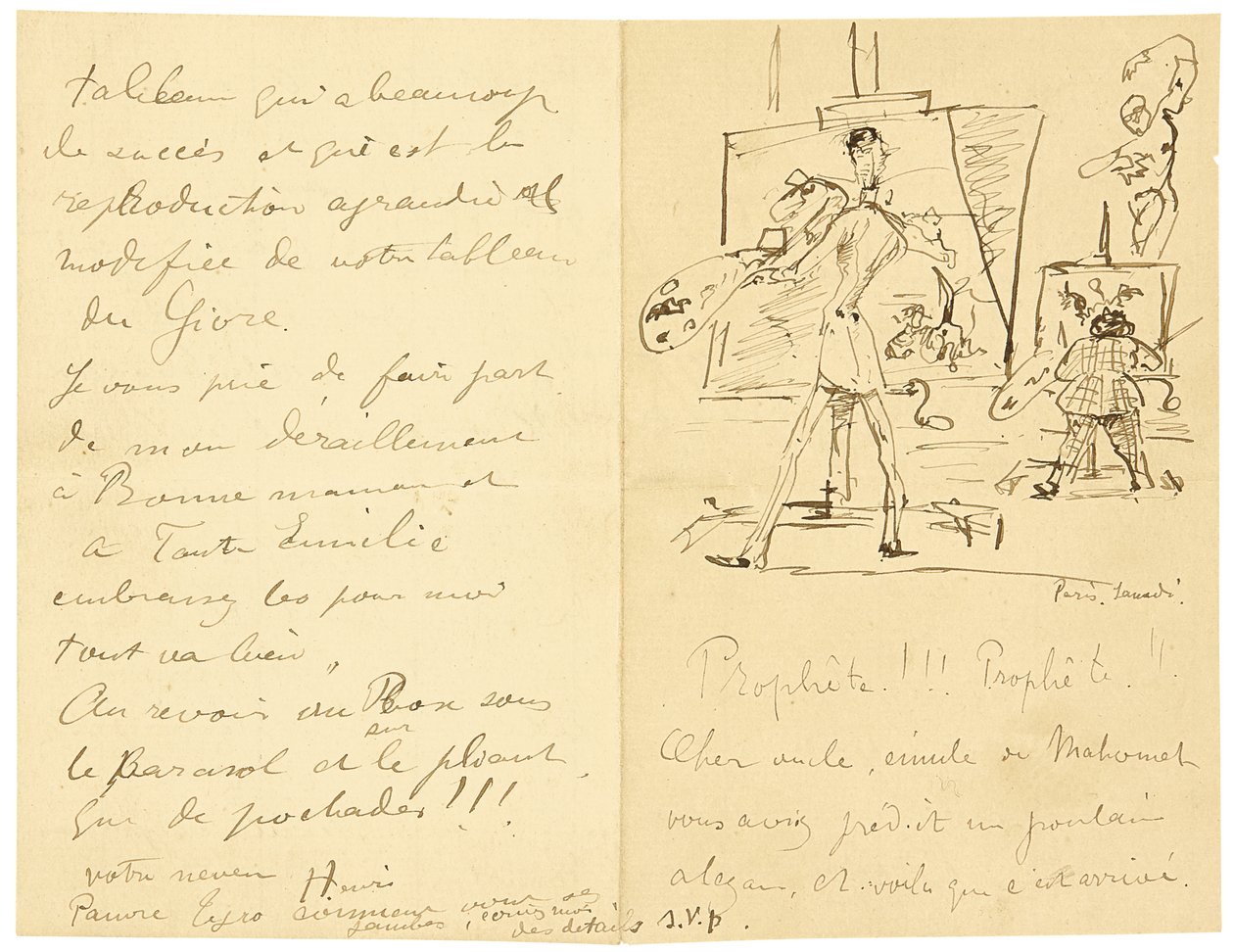 Princeteau a Lautreca od Henri de Toulouse Lautrec