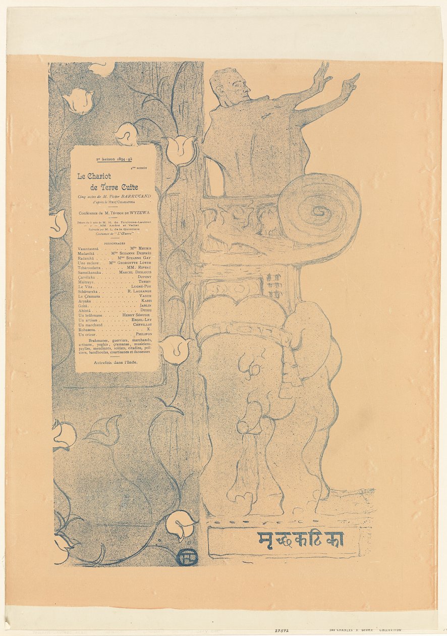 Program pro "Malý hliněný vozík" od Henri de Toulouse Lautrec
